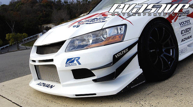 Voltex Urethane Twin Canards (for Voltex EVO VIII / IX Street Bumper)