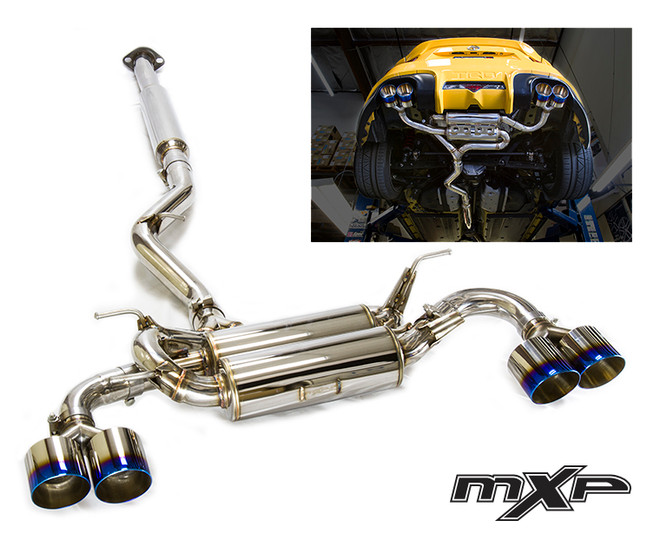 MXP Performance Quad Tip Cat Back Exhaust - FR-S & BRZ w/ TRD Rear
