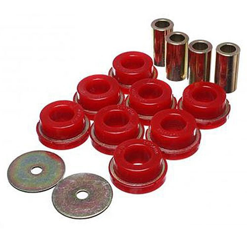 Energy Suspension Red Sub-Frame Bushing Set - 2015 Ford Mustang GT