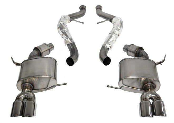 CORSA Sport Cat-Back Exhaust System- Black Tips - 08-12 BMW E92 M3