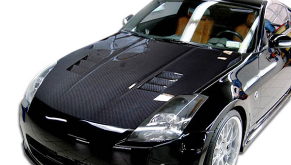 Carbon Creations 1 Piece JGTC Hood - 03-06 Nissan 350Z