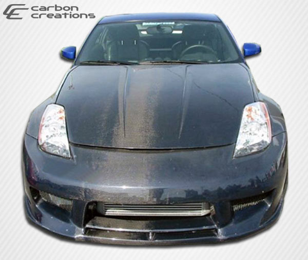 2003-2006 Nissan 350Z Z33 Carbon Creations OEM Look Hood - 1 Piece