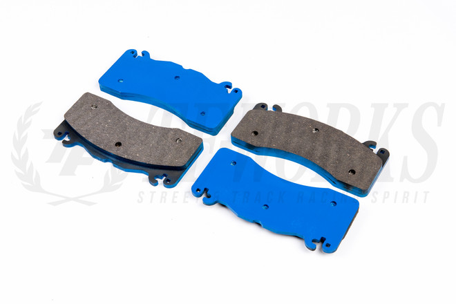 G-LOC R10 Front Brake Pads - S550 Ford Mustang GT w/ 6 Piston Brembo