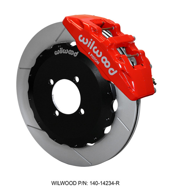 Wilwood Red Forged Dynapro 6 Piston BBK for ND 2016 Miata - Front Slotted Rotor