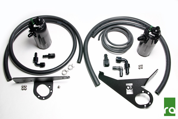 Radium Engineering Dual Catch Can Kit - 00-05 Honda S2000