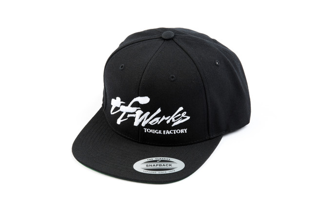 TF-Works "Splash" Snapback Hat - Black with White logo