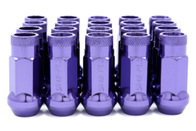 Wheel Mate Monster Open End Lug Nuts M14x1.50 (Set of 20) - Purple Chrome