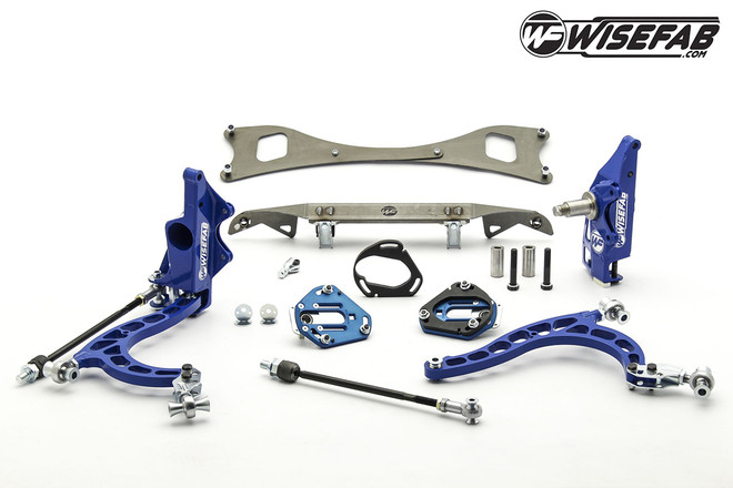 Wisefab Nissan S13 Front V2 Drift Angle Lock Kit with Rack Relocation