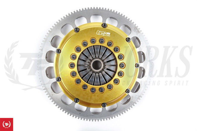 OS Giken Nissan 350Z Z33 / 370Z Z34 (VQ35HR / VQ37HR) Twin Plate Clutch w/ Extreme Lightened FW 184mm 