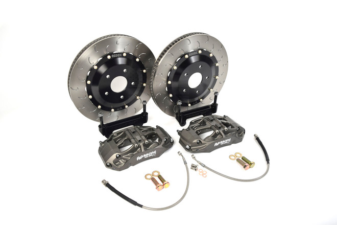 AP Racing Radi-CAL 9660/372mm Competition Front Brake Kit by Essex - Tesla Model 3