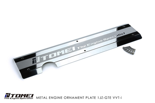 TOMEI - Metal Engine Ornament Plate - 1JZ-GTE VVT-i