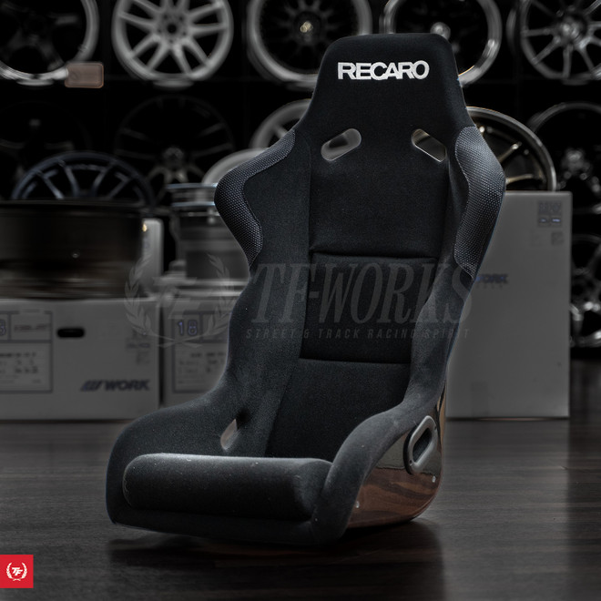 Recaro Profi SPG Seat - Black Velour / White Logo