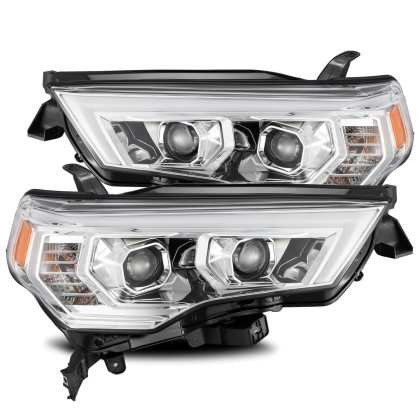 AlphaRex Pro-Series Headlights - Plank Style Chrome - Toyota 4Runner 2014/20