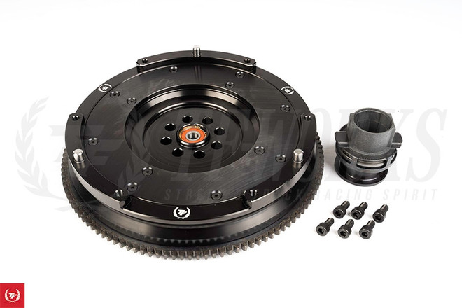 TF-Works K-Swap Billet Flywheel - BMW ZF 5-Speed with Release Bearing