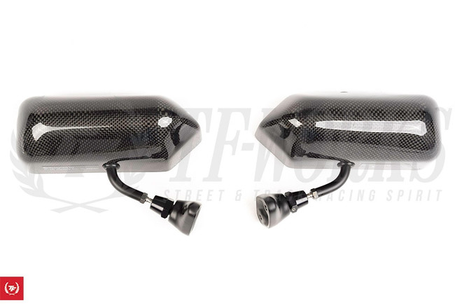 Craft Square Carbon Touring Competition Mirrors - Universal