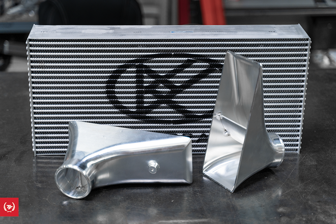 TF-Works Billet Aluminum Intercooler End Tanks 