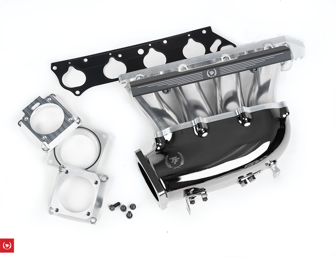 TF-Works RWD Kswap K24 Billet Intake Manifold - Black Chrome