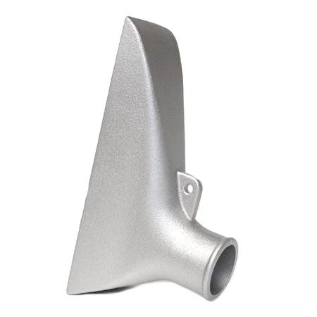 Cast Aluminum Intercooler End Tank 10.5" x 3" with 2.5" Outlet