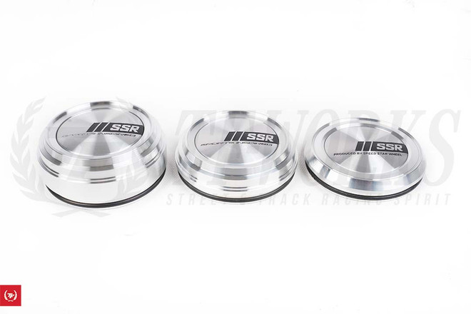 SSR Wheels Aluminum Center Caps (Set of Four)