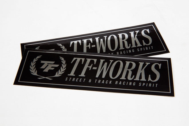 TF-Works Slap Stickers - Black Chrome