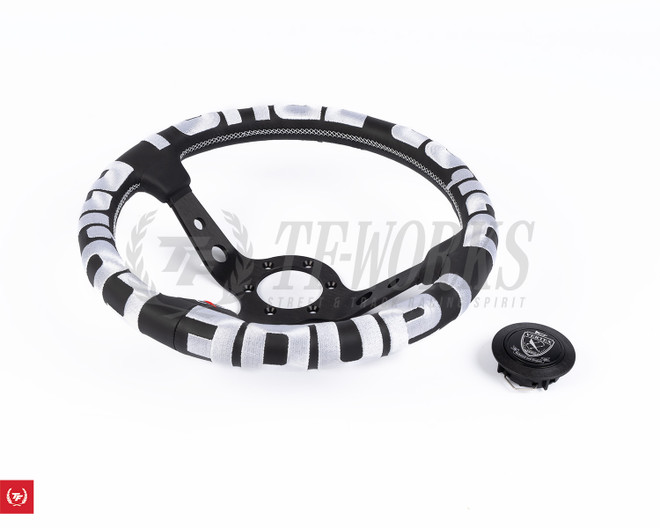 VERTEX T&E 330mm Steering  Wheel - White