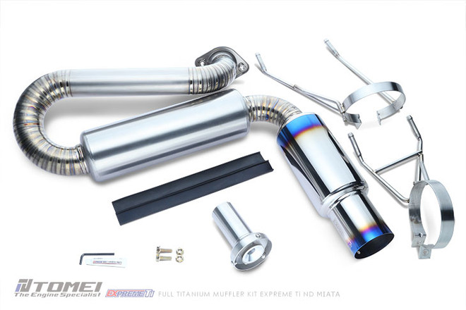 Tomei - FULL TITANIUM MUFFLER KIT EXPREME Ti ND MIATA - Touge Factory