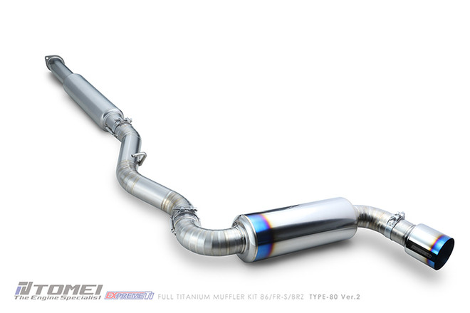 Tomei - FULL TITANIUM MUFFLER KIT EXPREM Ti 86/FR-S/BRZ TYPE-80 Ver.2