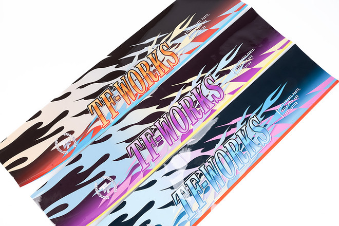 TF-Works Windshield Banners - D1 Style