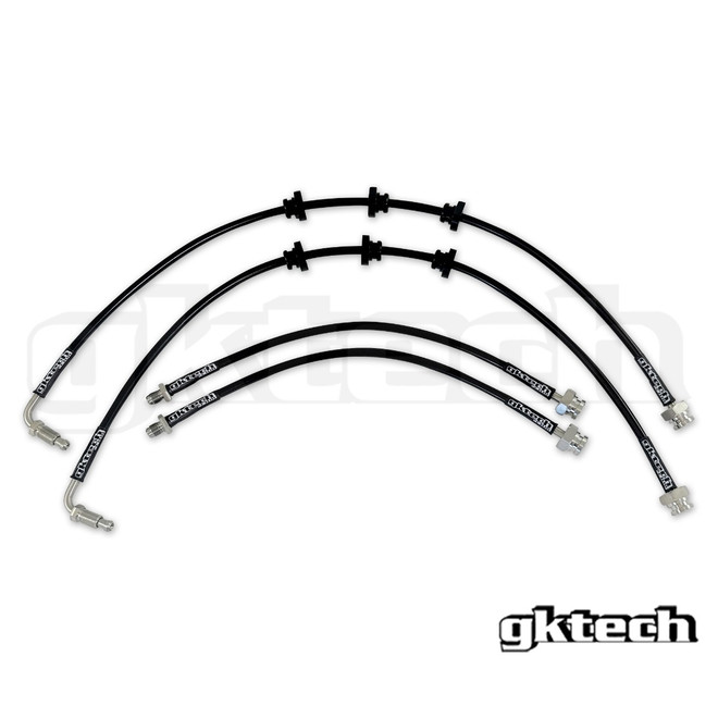 GKtech R32 Gts-t Skyline Braided Brake Lines (OEM Front and Rear Set)