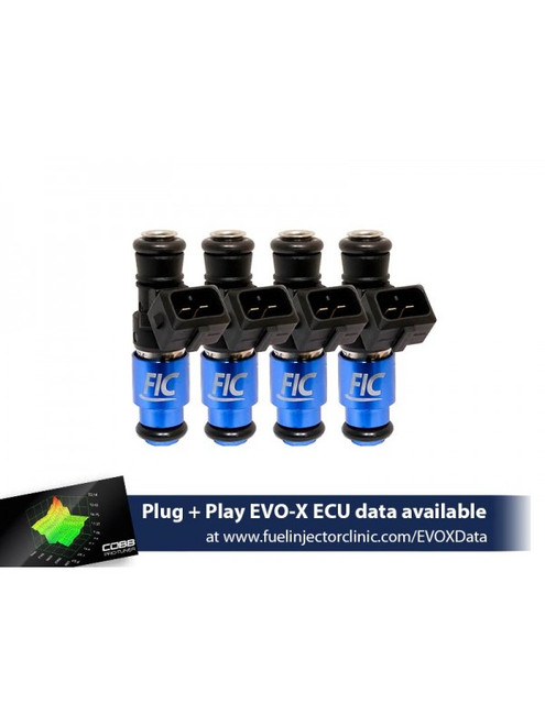 FIC - 1650CC Mitsubishi EVO X Fuel Injector Clinic Injector Set (High-Z)