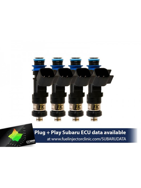 FIC - 650CC Subaru WRX ('02-'14)/STI ('07+) Fuel Injector Clinic Injector Set (High-Z)