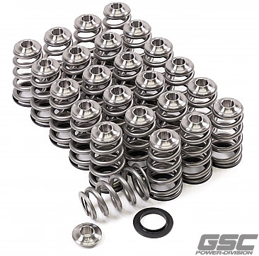 GSC P-D Nissan VR30DDTT HP Conical Valve Spring Ti Retainer & Seat Kit (9500RPM/40PSI Max)
