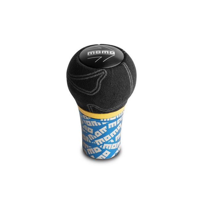 Momo - Ultra Black Alcantara Grip Street Shift Knobs in 3 Multi Colors