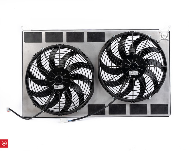 JZX90 / JZX100 Fan Shroud Kit with Dual 12" SPAL Med Profile Fans