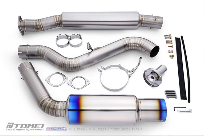 Tomei FULL TITANIUM MUFFLER KIT EXPREME TI WRX 2022+ TYPE-R