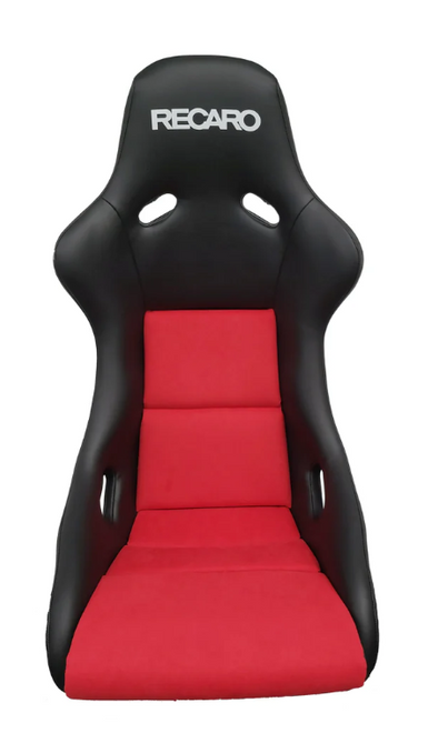 Recaro Pole Position ABE Seat - Ambla Leather/Red Suede