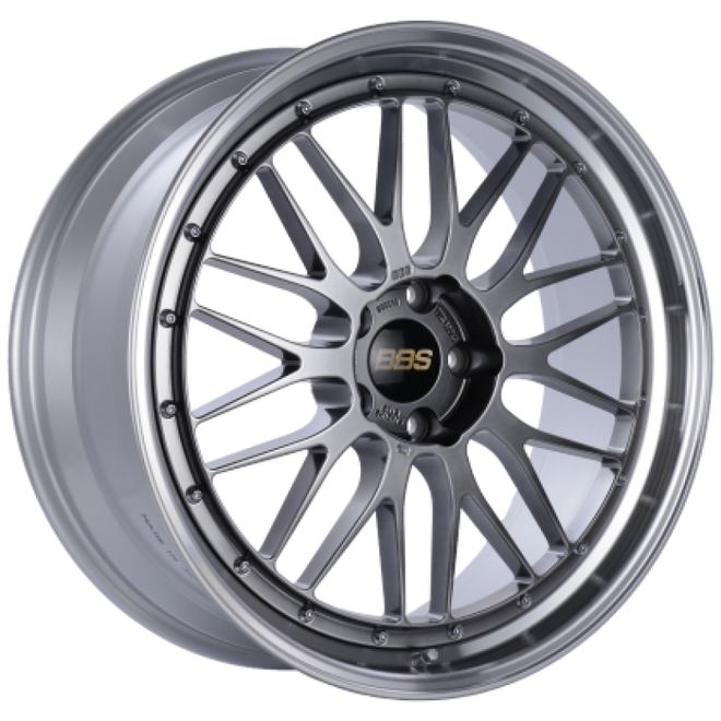 BBS LM 20x11 5x112 ET24 Diamond Black Center / Diamond Cut Lip Wheel PFS/Clip Required