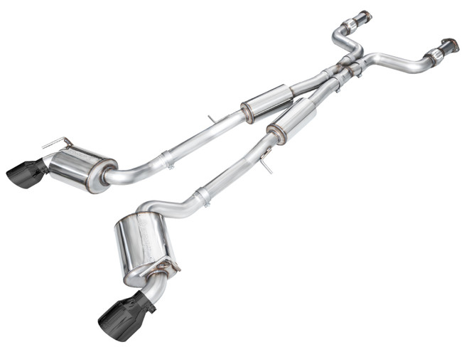 AWE 2023 Nissan Z RZ34 RWD Touring Edition Catback Exhaust System w/ Diamond Black Tips awe3015-33400