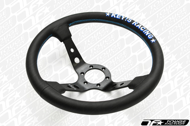 KEY'S RACING Deep Type Steering Wheel (350mm/Leather)