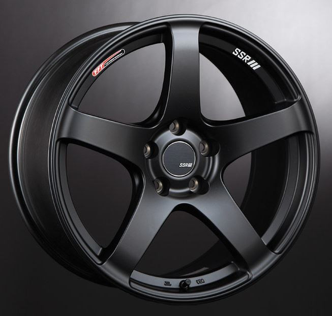 SSR GTV01 18x9.0 5x114.3 35mm Offset Flat Black Wheel SC300 SC400