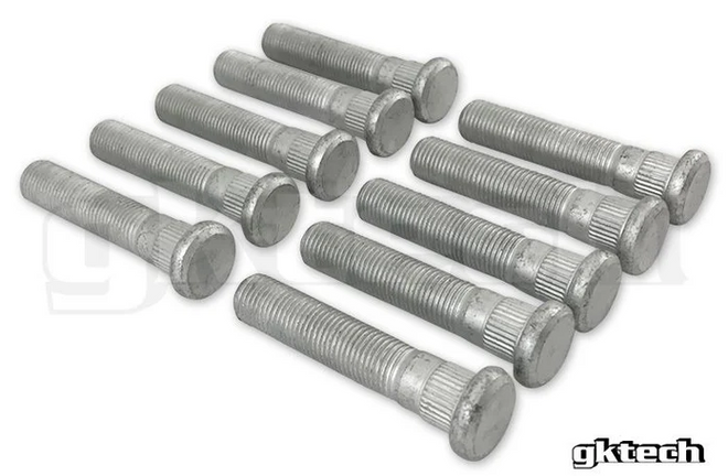 Gktech Extended Wheel Studs (10 pack) for ZN6/ZN8, ZC6/ZD8, FRS