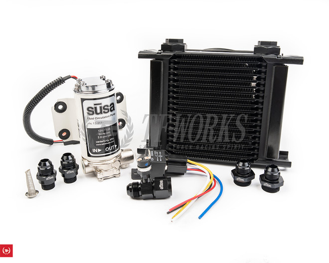 Nissan 370Z Setrab Transmission / Differential Cooler Kit - Touge