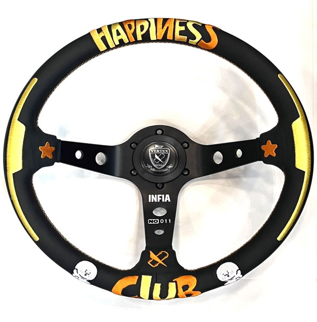 VERTEX X DUDU 330mm Steering Wheel - Leather