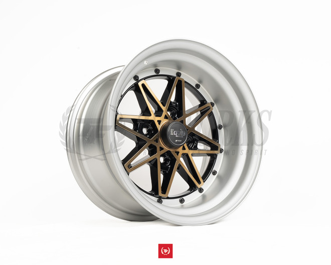 Work Equip 03 15x8.5-12 4x114.3 - Black Clear Bronze / MAT Anodized Barrel 