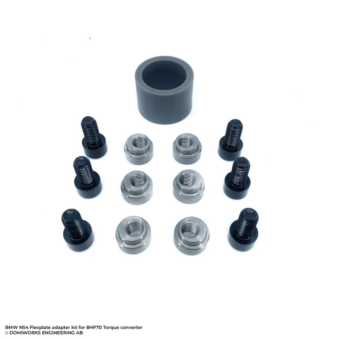 DOMIWORKS BMW N54/N55 FLEXPLATE TO N57 TORQUE CONVERTER ADAPTER KIT