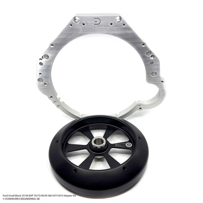 DOMIWORKS FORD SMALL BLOCK 289 302 351C 351W 8HP 70/75/90/95 N63 N73 N74 ADAPTER KIT