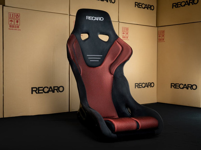 Recaro RS-G Motorsport Seat - Black Leather/Grey Alcantara (4/5/6