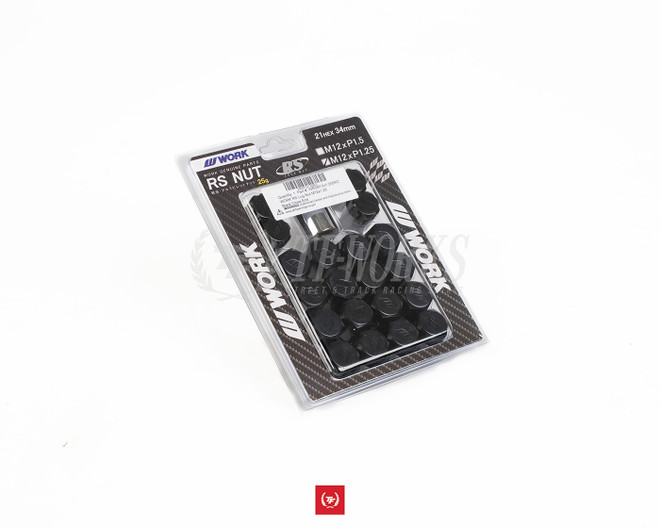 Work Wheels RS Lug Nut Set - Black