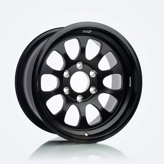 Titan 7 T-AK1e 17x8.5 -8 6x139.7 106.3 Machine Black -TAK1e17850086139106MB-TOYOTA