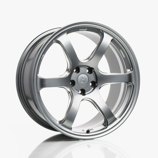 Titan 7 T-D6 20x10 +30 5x114.3 66.1 Satin Titanium Contrast Cut -TD602010030511466ST